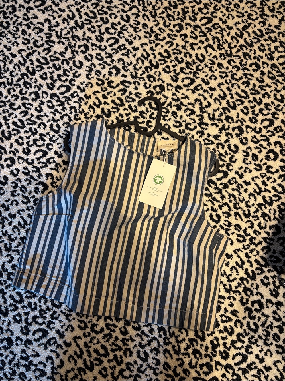 Sezane Davy Top Swim Stripes - Size 8